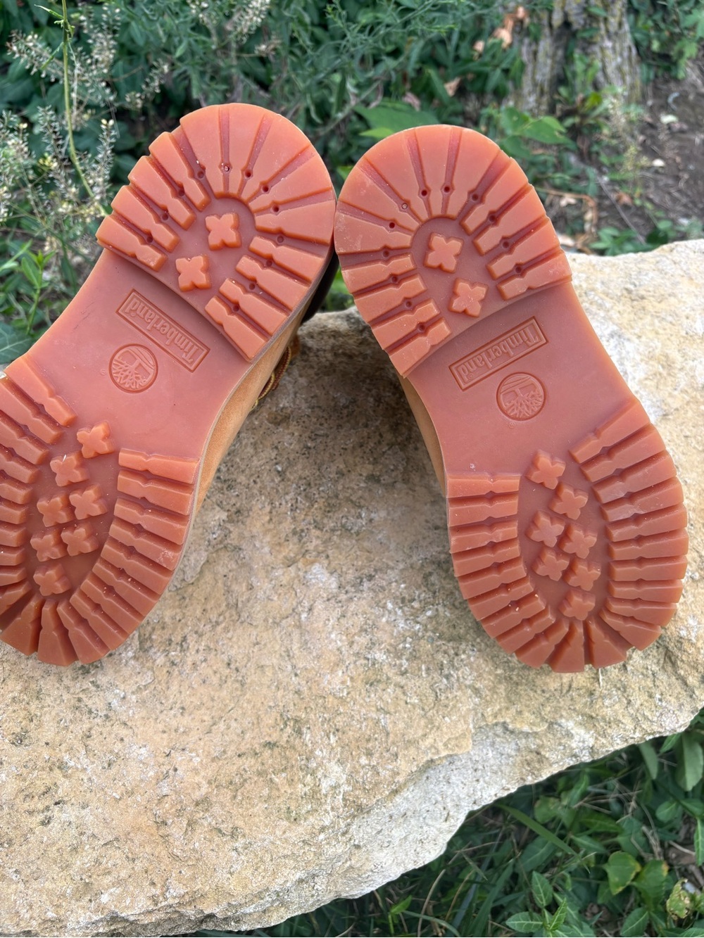 Timberland Kids Boots in Orange-Brown Rugged Sole